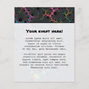 Flyer Venas - Arte fractal