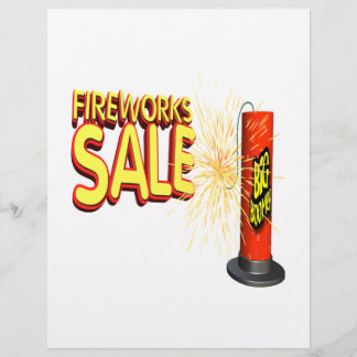 Flyer Venta de fuegos artificiales