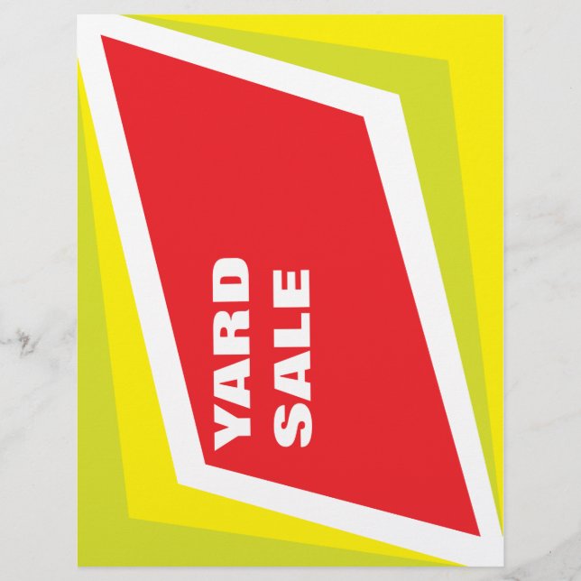 Flyer venta de garaje (Frente)