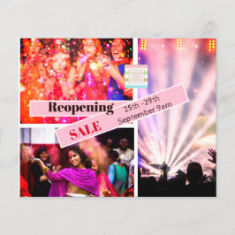 Flyer Venta de imágenes de Fiesta de collage de fotos