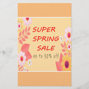 FLYER VENTA DE PRIMAVERA