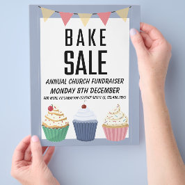 Flyer Venta de Repostería Anual de la Iglesia para Recau