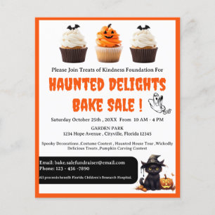 Flyer Venta de Repostería de Halloween