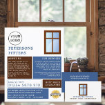 Flyer Ventana Diseño, Ventana y Puerta Fitter Company<br><div class="desc">Volantes De Publicidad De Window Design,  Window & Door Fitter Company Por La Tienda De Tarjetas De Negocios.</div>
