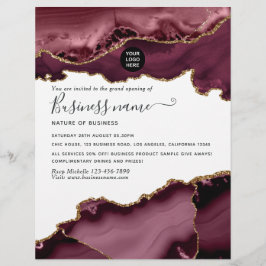 Flyer Verde azulado - Flye de gran apertura turquesa y d