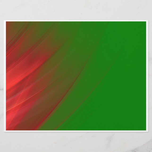 Flyer verde y rojo (Frente)