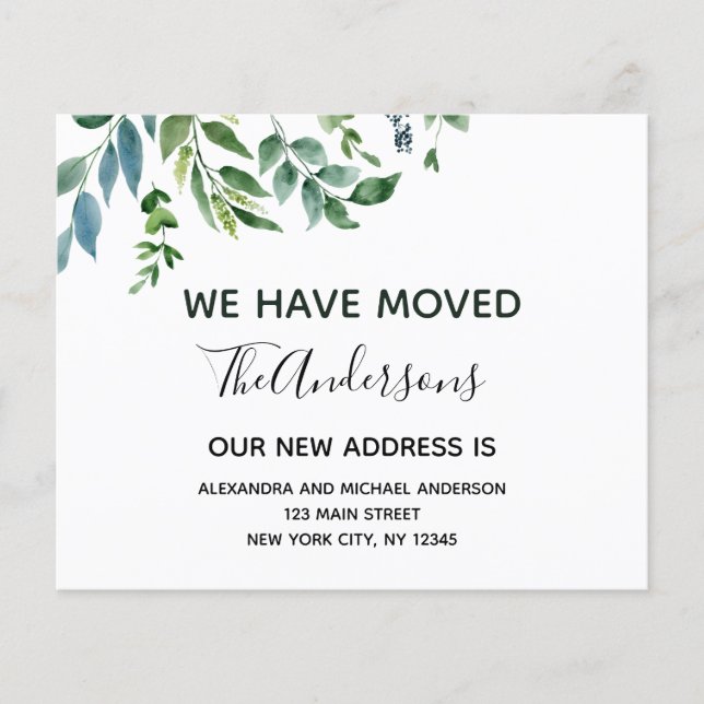 Flyer Verdor de primavera de Invitación móvil de presupu (Frente)