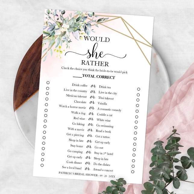 Flyer Verdor Prefiere Una Ducha De Novias (Subido por el creador)