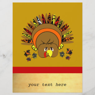 Flyer Viajero de negocios de Cute Anime Turkey