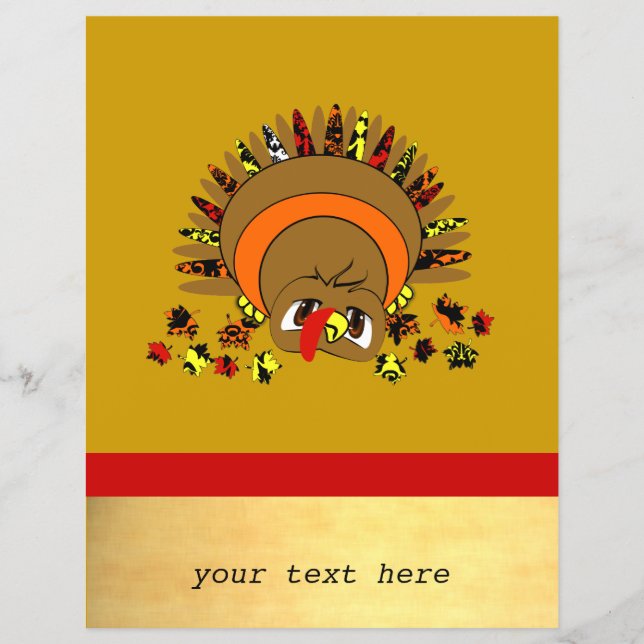 Flyer Viajero de negocios de Cute Personalizado Turquía (Frente)