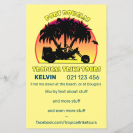 Flyer Viajes tropicales