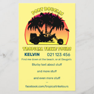 Flyer Viajes tropicales