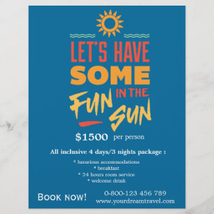 Flyer Viajes turísticos