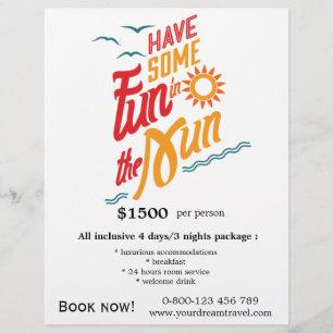 Flyer Viajes turísticos