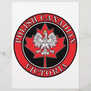 Flyer Victoria Round Poland Canadian Leaf