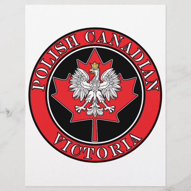 Flyer Victoria Round Poland Canadian Leaf (Frente)