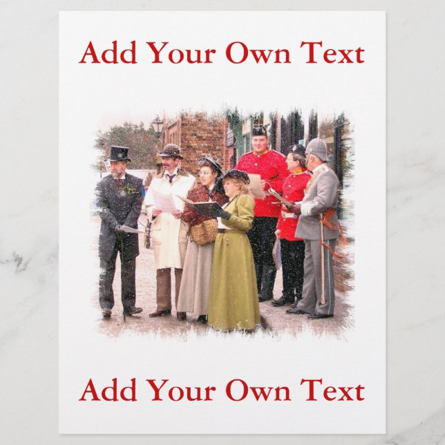 FLYER VICTORIAN CHRISTMAS CAROL SINGERS (Frente)