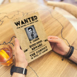 Flyer Vintage Fun Convicto Reward Wanted<br><div class="desc">Un Volante de Vintage Convict Reward Wanted,  inspirado en una verdadera huella de un giro del siglo. ¡Diversión para fiestas,  cumpleaños,  fiestas de solteros o cualquier otra reunión divertida! La plantilla es totalmente personalizable.</div>