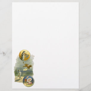 Flyer Vintage Madre Gansa Rima Infantil Hey Diddle