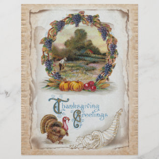 Flyer Vintage Postcard Holiday Turquía