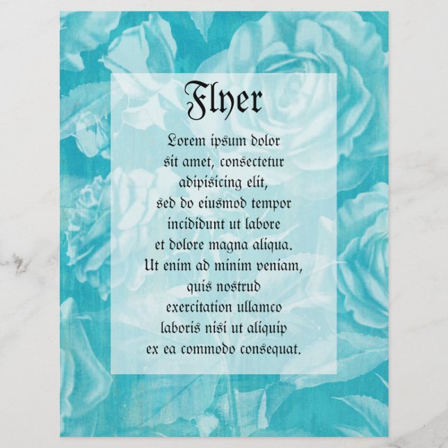 Flyer Vintage Rose (Frente)