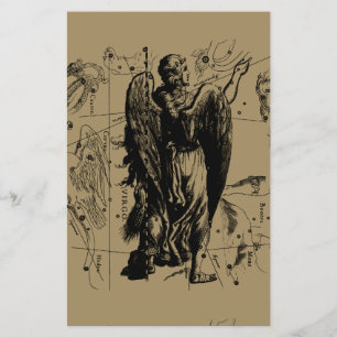 Flyer Virgo Constellation Hevelius 1690 Ago 23 Septiembr