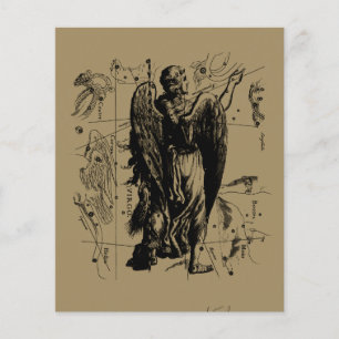 Flyer Virgo Constellation Hevelius 1690 Ago 23 Septiembr