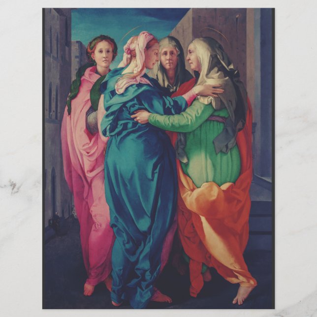 Flyer Visita de Virgen por Pontormo (Frente)