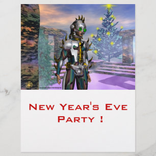 FLYER VÍSPERA DE AÑO NUEVO DE UN CIBORG