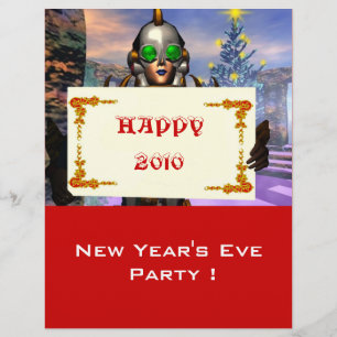 FLYER VÍSPERA DE AÑO NUEVO DE UN CIBORG