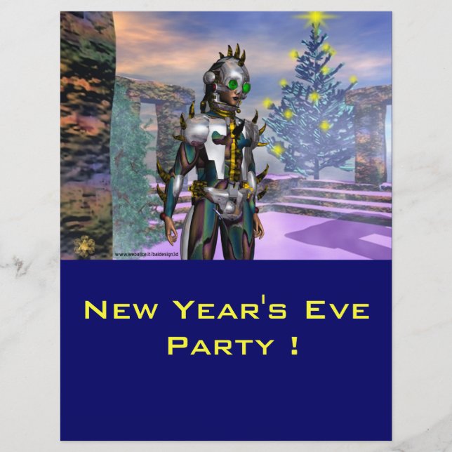 FLYER VÍSPERA DE CIBORG DE AÑO NUEVO (Frente)