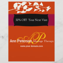 Vívido Bonito Rojo Gingko negrita Monograma