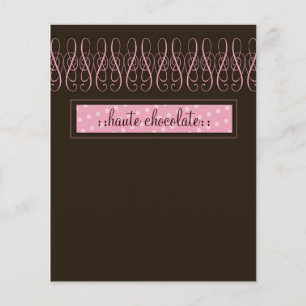 Flyer Volador de chocolate dulce de 311 aguas