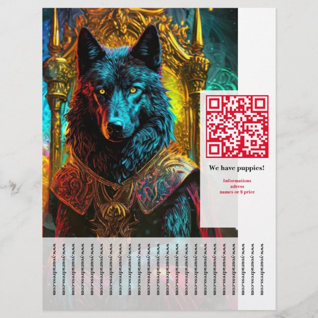 Flyer Volador de perro pastor (Frente)