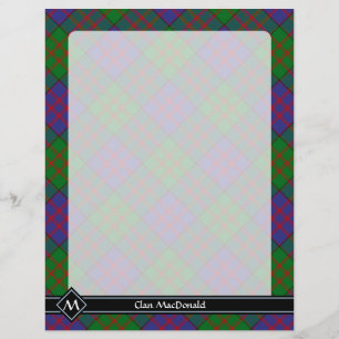 Flyer Volador del Tartán del Clan MacDonald