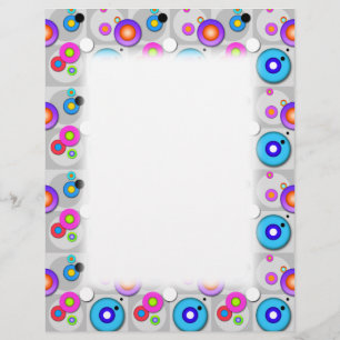 Flyer VOLADOR Promocional - DISEÑO DE CÍRCULOS DE Arte P