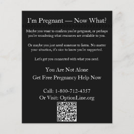 Flyer Volante: Estoy embarazada - ¿Y ahora qué?