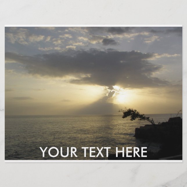 Flyer Volante: fondo del atardecer (Frente)