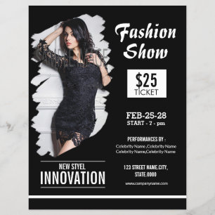 Flyer Volante/Invitación de Fashion Show