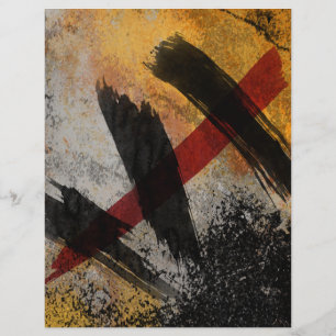 Flyer Volante, La Cicatriz, Pintura Abstracta Digital
