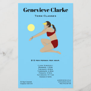 Flyer Voleibol playa