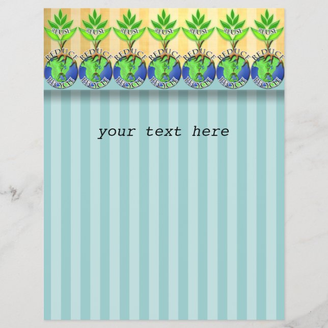 Flyer Volver a usar ReDuce ReCycle (Frente)