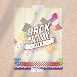 Flyer Volver al Fiesta escolar