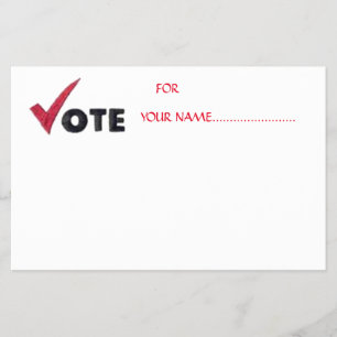 FLYER VOTA POR TU CANDIDATO....