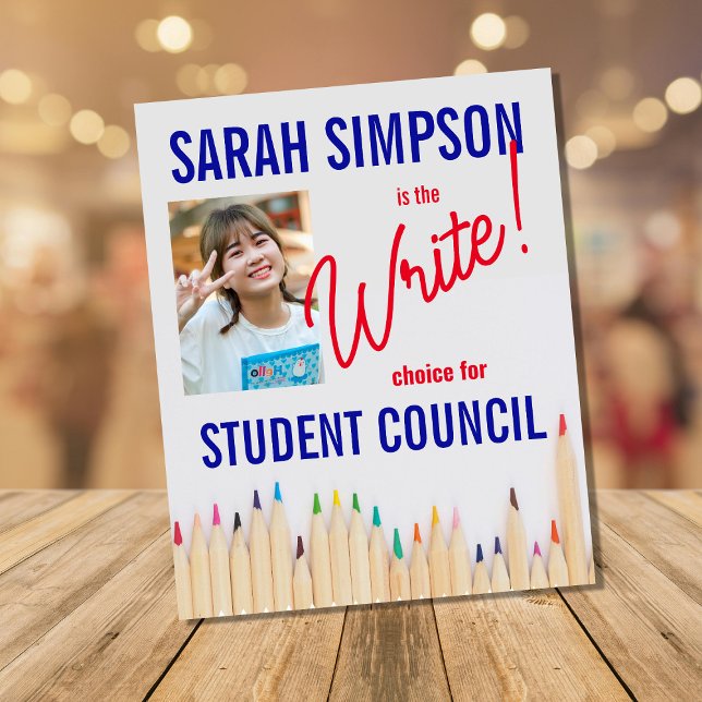 Flyer Votación para presidente de clase: Elección del Co (Subido por el creador)