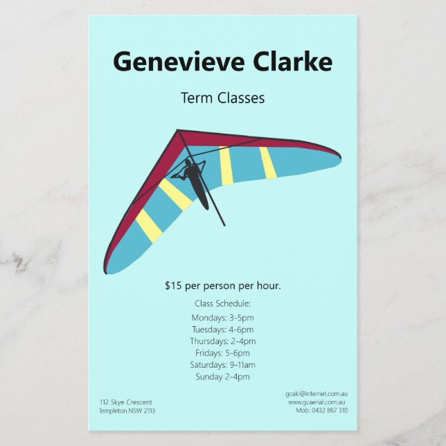 Flyer Vuelo Libre (Frente)