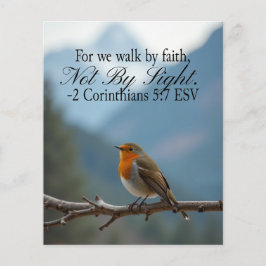 Flyer Walk by Faith Not by Sight 2 Corinthians 5:7