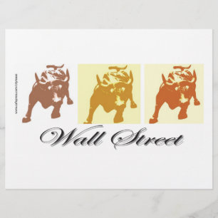 Flyer Wall Street Bull Market