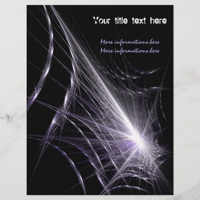 Flyer Web de araña (Frente)