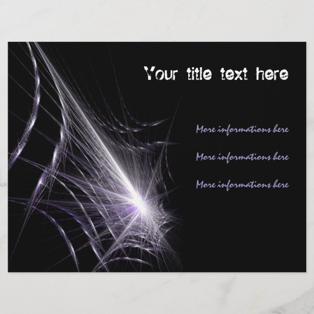 Flyer Web de araña (Frente)